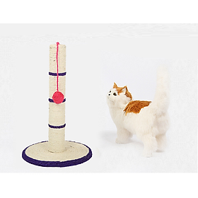 Trụ mèo 1 con chuột 25cm WE220051 trụ cào móng kiêm đồ chơi cho mèo vờn chuột