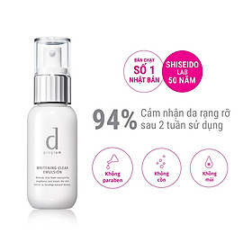 Sữa Dưỡng Trắng Da D Program Whitening Clear Emulsion 100ml
