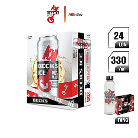 Thùng 24 Lon Bia Beck's Ice Sự Kiện Under The Cap (330ml/ Lon)