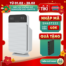 Máy lọc không khí SUNHOUSE SHD-15AP9715 - Hàng chính hãng