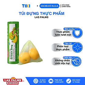 Túi Đựng Rau Quả LAS PALMS Tự Hủy Sinh Học (240-250 túi/ Cuộn) - Nhiều kích thước, Công Nghệ Anh Quốc