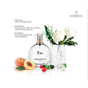 Nước hoa nữ IMMORTEL PARIS 5Sens Eau De Parfum Dung tích 60ml -Với Mùi hương kỳ diệu và trong mát , nổi bật