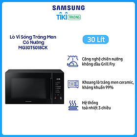 Lò Vi Sóng Tráng Men Samsung Có Nướng 30L MG30T5018CK - Hàng Chính Hãng