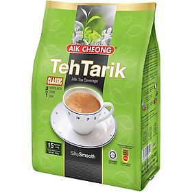 Trà Sữa Vị Cổ Điển Aik Cheong Teh Tarik Classic 3 In 1 (15 Gói x 40g)