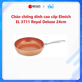 Mua Chảo Phủ Sứ Chống Dính Elmich Royal Deluxe EL-3711 (24cm) - Vàng Đồng