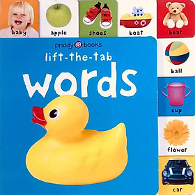 [Download Sách] Bright Baby: Words (Lift-the-tab) (Board book)