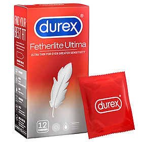 Hình ảnh Bao cao su Durex Fetherlite Ultima Hộp 12 Bao