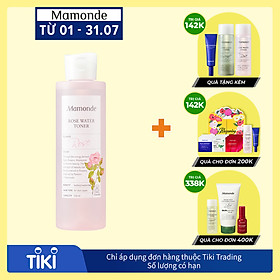 Nước Hoa Hồng Cung Cấp Độ Ẩm Mamonde Rose Water Toner (250ml) 110651204