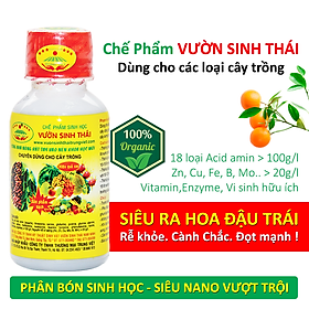 Chế phẩm sinh học VƯỜN SINH THÁI - SIÊU RA HOA ĐẬU TRÁI