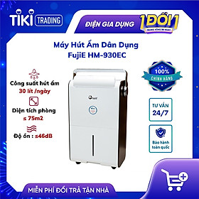Mua Máy Hút Ẩm Dân Dụng Fujie HM-930EC - Trắng Nâu - Hàng chính hãng