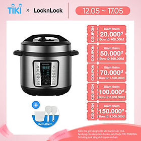 Nồi áp suất điện tử Lock&Lock EJP666SLV 6L - Hàng chính hãng