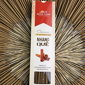 Nhang Quế Rừng Xanh - Quế nguyên chất, hương quế rừng tự nhiên, thanh lọc không khí, không gây độc hại đến sức khỏe, giúp tin thần thoải mái - 100% nguyên chất - Hàng chính hãng