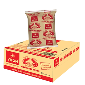 Thùng 30 Mì VIFON Chính Hiệu Hai Tôm (60g / Gói)