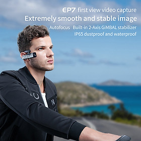 ORDRO EP7 Head Wearable 4K 60fps Video Camera First Person View Hands-Free Camcorder APP Control Autofocus Built-in