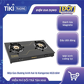 Mua Bếp Gas Dương Kính Kangaroo KG516M - Hàng chính hãng