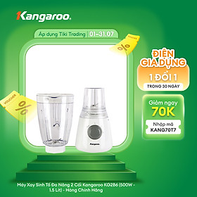 Máy Xay Sinh Tố Đa Năng 2 Cối Kangaroo KG2B6...