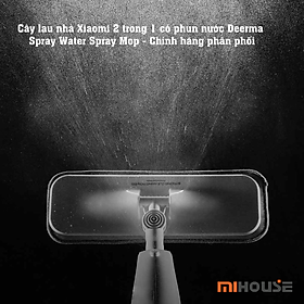 Cây lau nhà Xiaomi 2 trong 1 - Có phun nước Deerma Spray Water Spray Mop - Hàng Chính Hãng