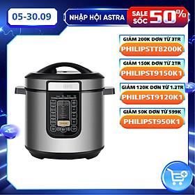 Nồi Áp Suất Điện Tử Philips HD2137 (6L) - Hàng Chính Hãng