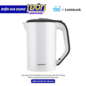 Trang Tổng Hợp Sản Phẩm Sale HOT Online Bình Đun Siêu Tốc 2 lớp Lock&Lock EJK738WHT (1.7L) - Trắng - Hàng chính hãng