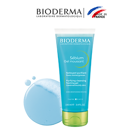 Gel Rửa Mặt Tạo Bọt, Không Chứa Xà Phòng Bioderma Sebium Gel Moussant
