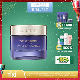 Kem dưỡng giúp ngăn chặn các dấu hiệu lão hóa sớm LANEIGE Perfect Renew Youth Regenerating Cream 50ml