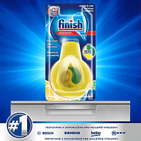 Tinh dầu treo khử mùi máy rửa chén Finish Dishwasher Freshener Lemon & Lime 4ml QT017392 - hương chanh