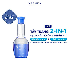 Gel Rửa Mặt Tẩy Trang 2 trong 1 SENKA PERFECT CLEAR CLEANSE 170ML