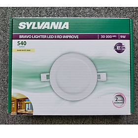 Mua ĐÈN LED ÂM TRẦN DOWNLIGHT SYLVANIA BRAVO LIGHTER LED II RD 9W  ÁNH SÁNG VÀNG 3000K (132mm) 30000H - HÀNG CHÍNH HÃNG