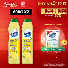 Combo 2 Kem tẩy chuyên dụng Sunlight Phiên bản nâng cấp từ Cif Siêu sạch