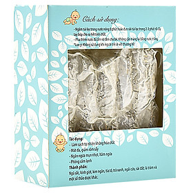 Túi lọc thảo mộc tắm bé ngăn ngừa rôm sảy, dưỡng da và tóc bé mềm mại Wonmom 120g ( 10 Túi/ Hộp )
