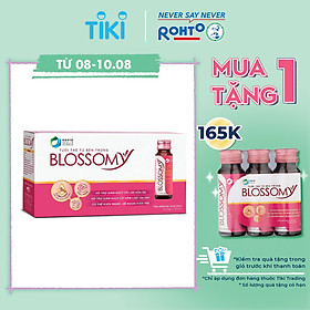 Thực Phẩm Bảo Vệ Sức Khỏe Giúp Da Sáng Đẹp Và Dạ Dày Khỏe Blossomy Hộp 10 chai x 50ml