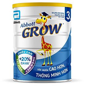 Sữa Bột Abbott Grow 3 cho trẻ từ 1- 2 tuổi (900g)