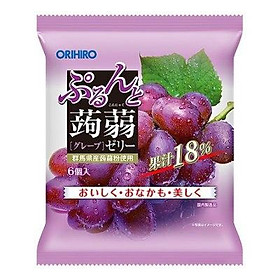 Thạch trái cây Orihiro vị nho tím 120g