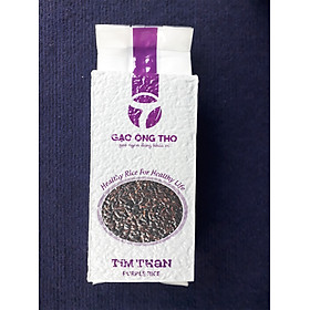 Gạo Lứt Tím Than Túi 1Kg - Gạo Ông Thọ - Thơm mềm dẻo, tốt cho sức khỏe