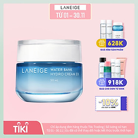 Kem dưỡng ẩm dành cho da dầu và da hỗn hợp Laneige Water Bank Hydro Cream Ex 50ml