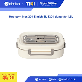 Hộp cơm inox 304 Elmich EL 8304 dung tích 1.3L