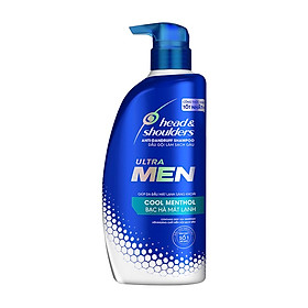 Dầu Gội Cho Nam Head & Shoulders Ultramen Bạc Hà Mát Rượi (550ml)