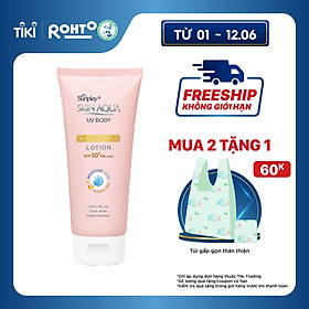 Kem Chống Nắng Dưỡng Thể Trắng Mịn Sunplay Skin Aqua Uv Body Whitening Lotion SPF 50+ Pa++++ (150G)