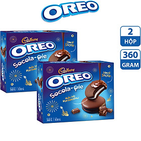 Combo 2 Hộp Bánh OREO Socola Pie 2x360g