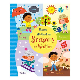 [Download Sách] Sách tương tác tiếng Anh - Usborne Lift-The-Flap: Seasons And Weather