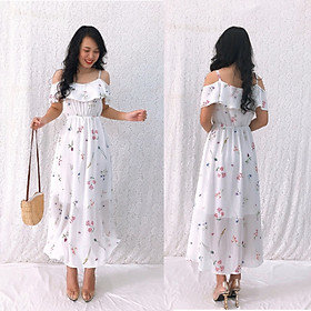 Đầm maxi 2 dây hoa nhí cực xinh gr175