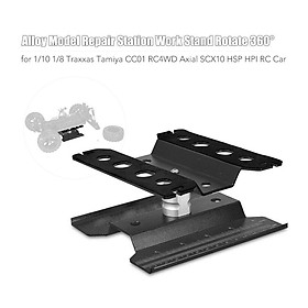 Alloy Model Repair Station Work Stand Rotate 360° for 1/10 1/8 Traxxas Tamiya CC01 RC4WD Axial SCX10 HSP HPI RC Car