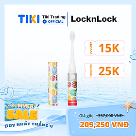 Bàn Chải Đánh Răng Điện LocknLock Portable Electric Toothbrush ENR236 (162 x 20 x 20 mm)