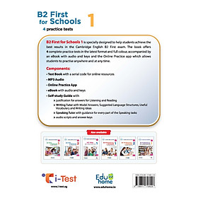 B2 First for School Preliminary 1 with 4 Practice Tests - Latest Format