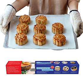 Giấy lót chống dính dày chuyên dùng làm bánh nướng chống dính bánh hấp chiên rán Moriitalia 30cmx5m