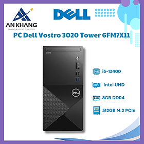 Mua PC Dell Vostro 3020 Tower 6FM7X11 (i5-13400/ 8GB/ 512GB SSD/ Wifi + BT/ Key/ Mouse/ Win11/ 1Y) - Hàng Chính Hãng - Bảo Hành 12 Tháng