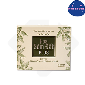 Mua Thảo mộc giảm cân Hoa Sâm Đất Plus Hộp 15 gói