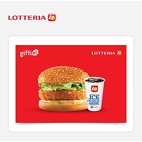 Lotteria - Shrimp Burger Set