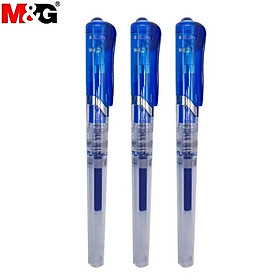 Combo 3 cây Bút nước - bút gel 0.7mm M&G - GP1111 màu xanh