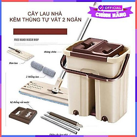 Mua Bộ Cây Lau Nhà Vouller Tự Vắt Xoay 360  Chổi Lau Nhà Thông Minh  Xô Thùng Lau Nhà Vắt Tiện Lợi - Thết Bị Vệ Sinh Nhà Cửa Cao Cấp - Hàng Chính Hãng